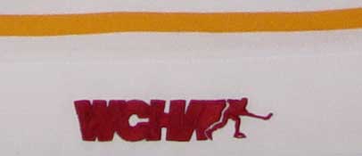 wcha logo on back of jersey